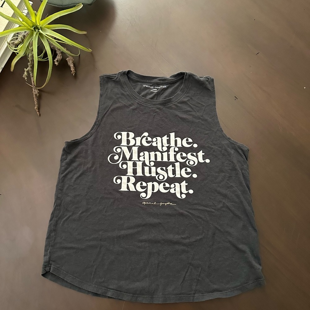 Spiritual Gangster tank top- size L